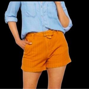 Kut from the Kloth Justine Belted Shorts high waist  NWT Size 8 - Burnt Orange
